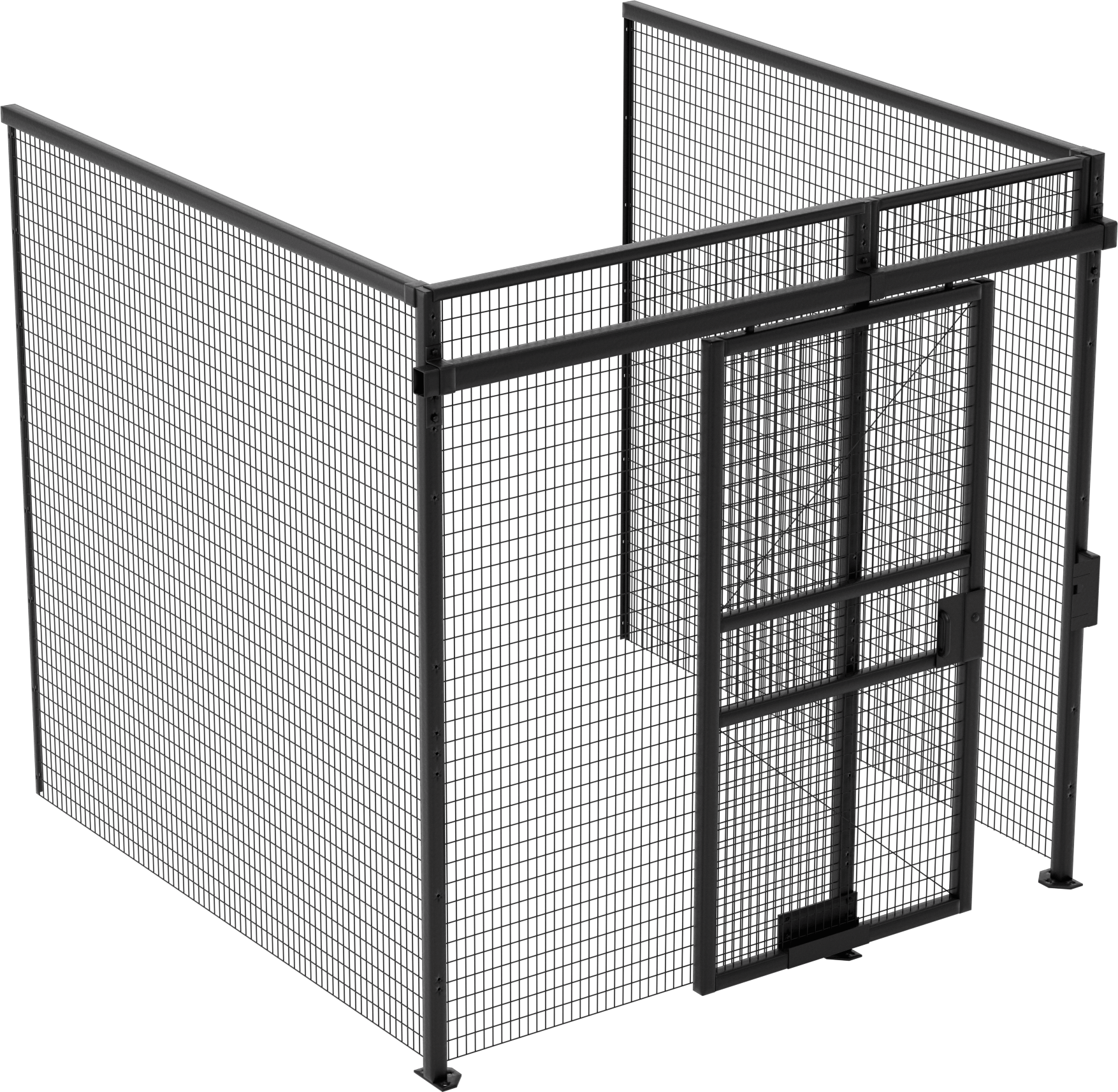 Tel Bölme, 3 Sides, 8 Fit Genişlik x 8 Fit Yükseklik x 8 Fit Derinlik Toplam
