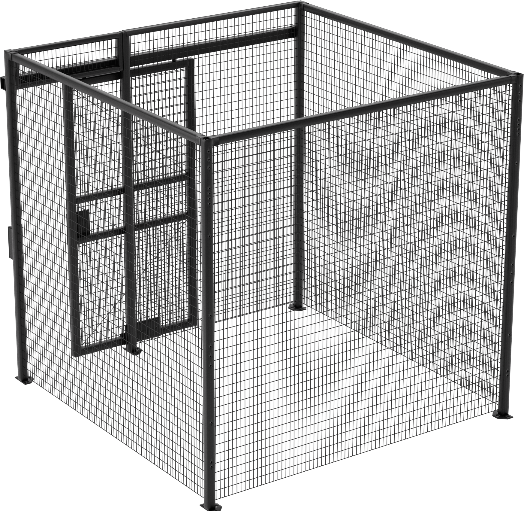 Tel Bölme, 4 Sides, 8 Fit Genişlik x 8 Fit Yükseklik x 8 Fit Derinlik Toplam