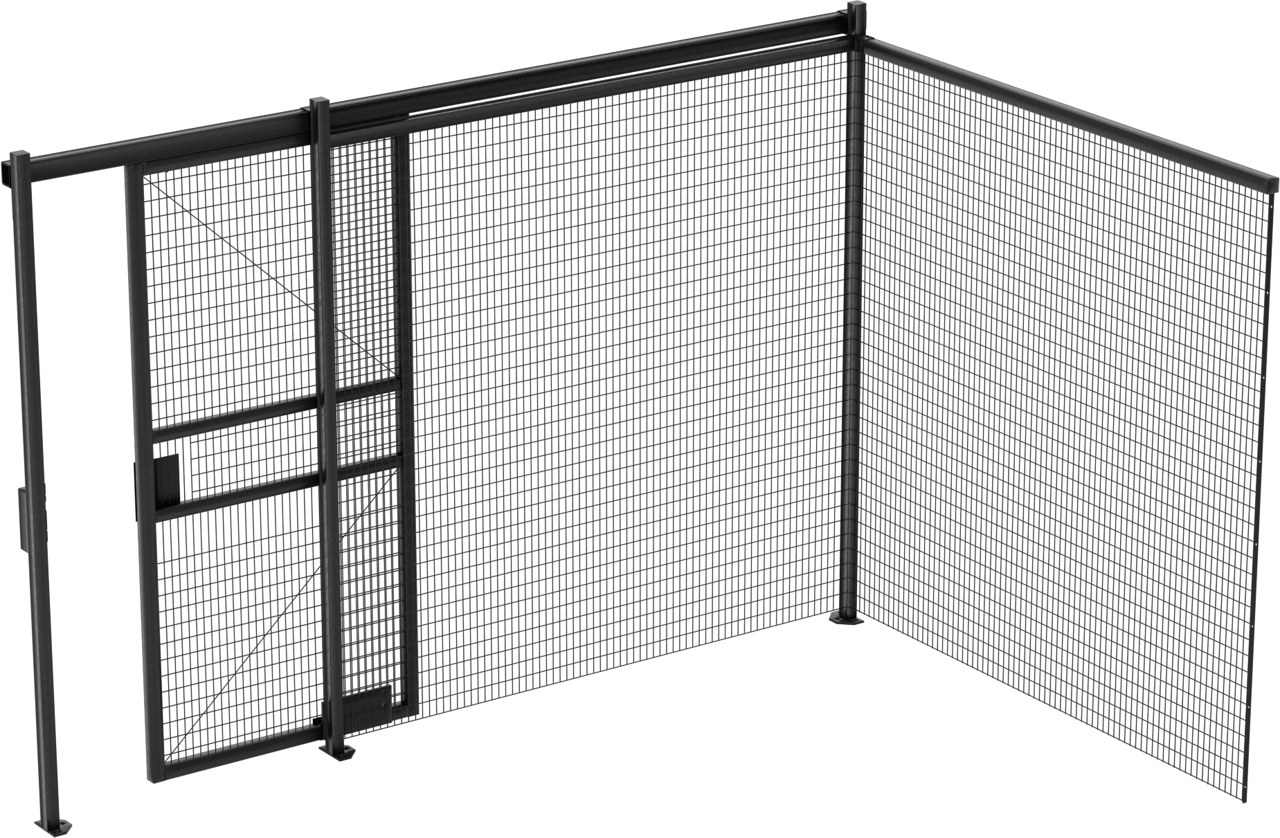 Tel Bölme, 2 Sides, 8 Fit Genişlik x 8 Fit Yükseklik x 12 Fit Derinlik Toplam