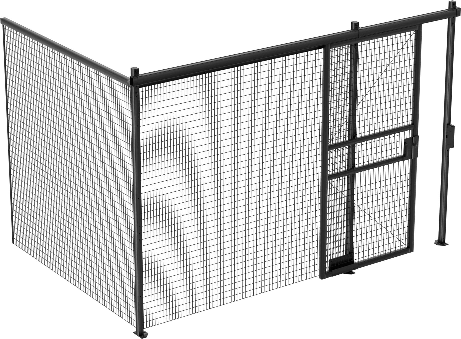 Tel Bölme, 2 Sides, 8 Fit Genişlik x 8 Fit Yükseklik x 12 Fit Derinlik Toplam