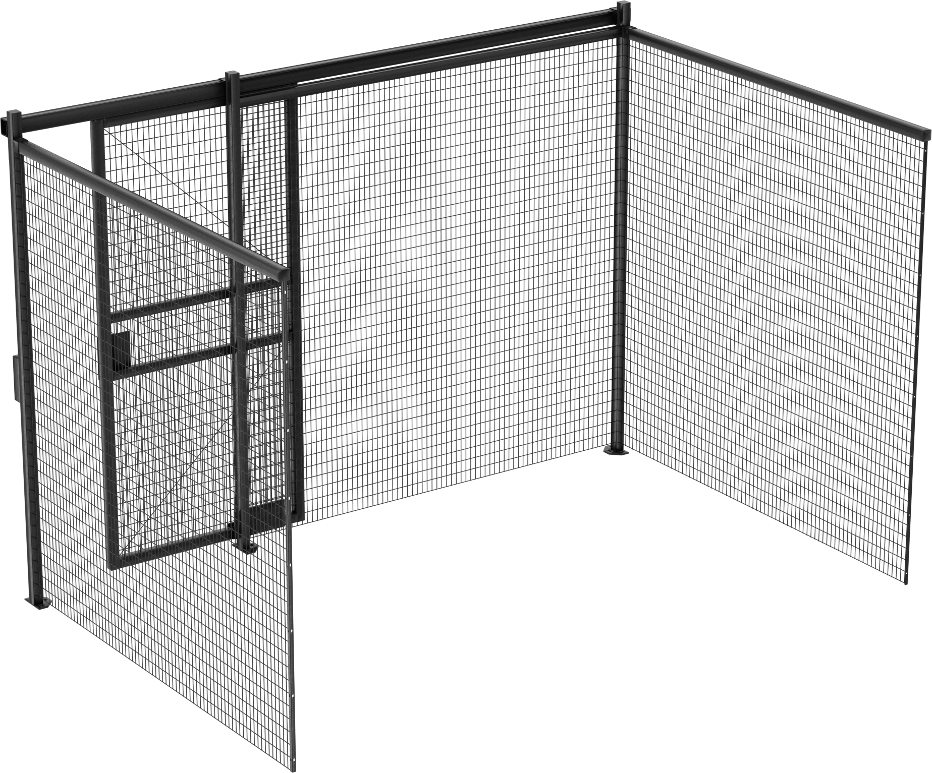 Tel Bölme, 3 Sides, 8 Fit Genişlik x 8 Fit Yükseklik x 12 Fit Derinlik Toplam