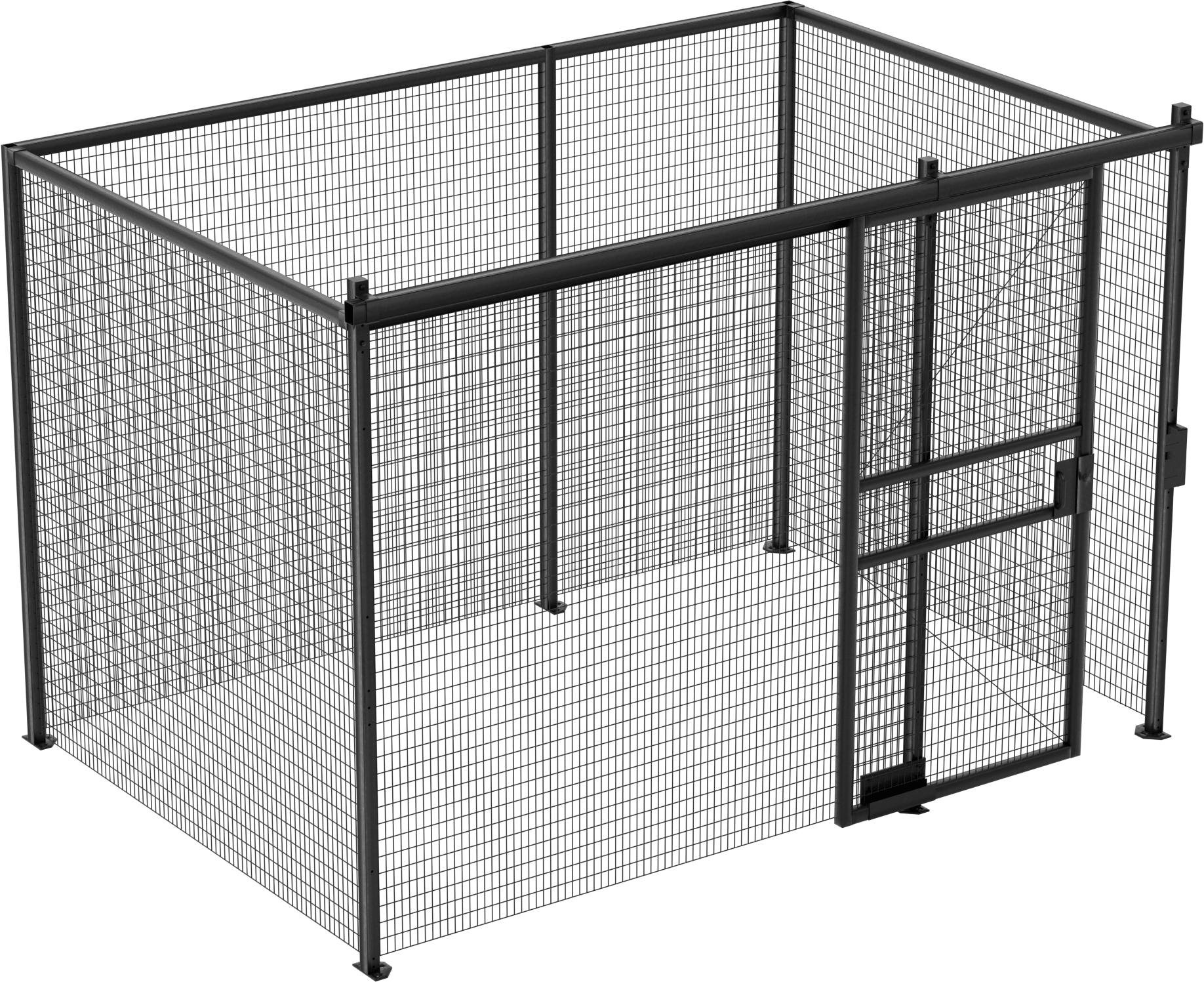 Tel Bölme, 4 Sides, 8 Fit Genişlik x 8 Fit Yükseklik x 12 Fit Derinlik Toplam