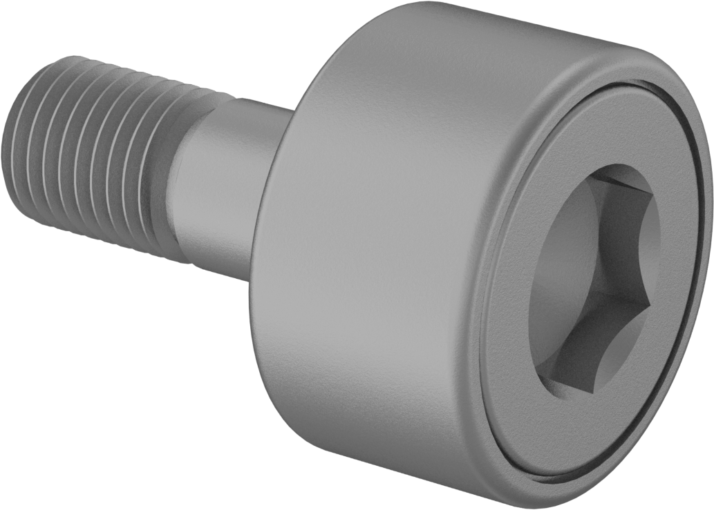 Bakım Gerektirmeyen Dişli Ray Makarası, Çelik Taçlı Makara, 1-1/8“ Çap x 5/8” Genişlikte Silindir