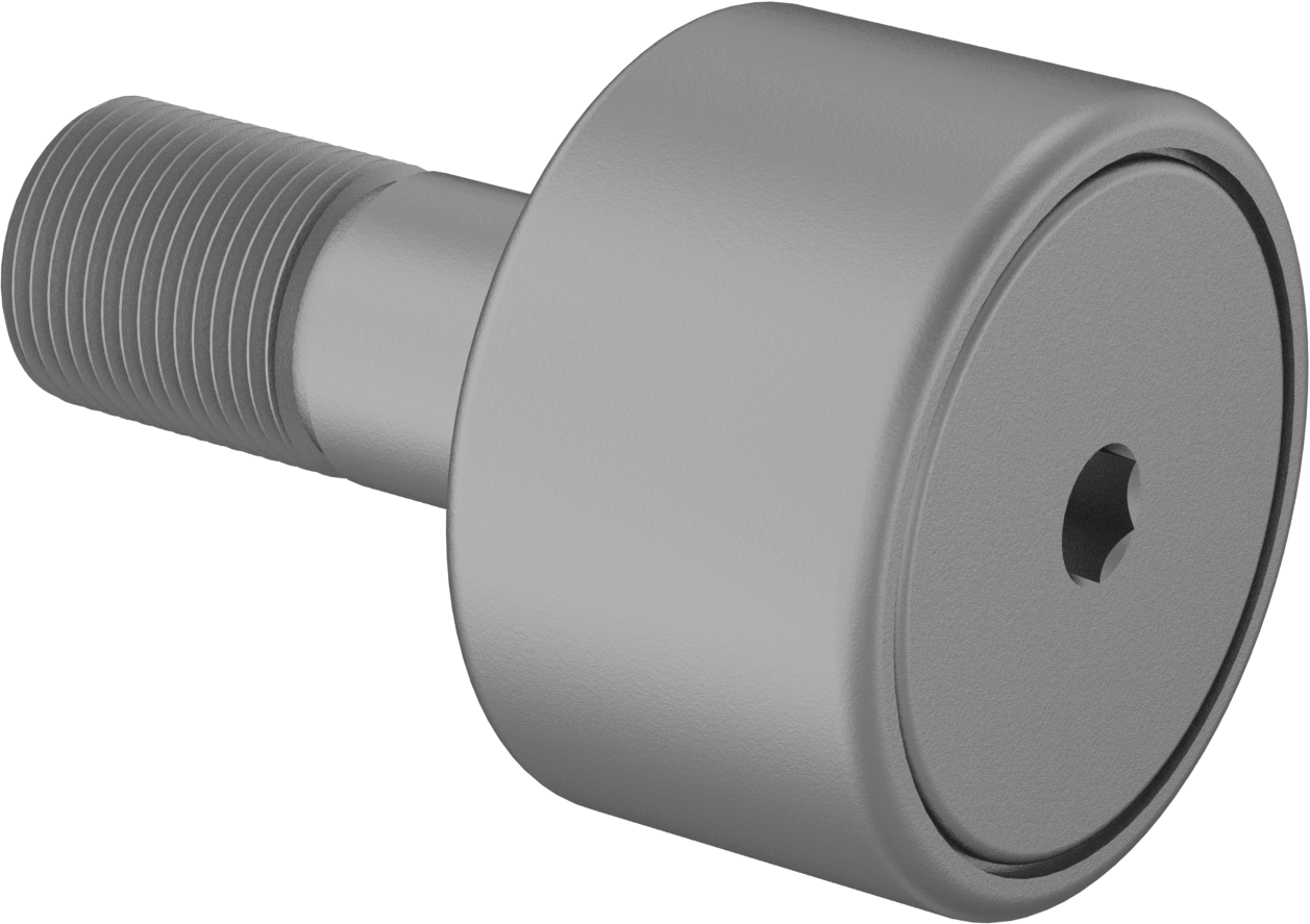 Bakım Gerektirmeyen Dişli Ray Makarası, Çelik Taçlı Makara, 2-1/2“ Çap x 1-1/2” Genişlikte Silindir