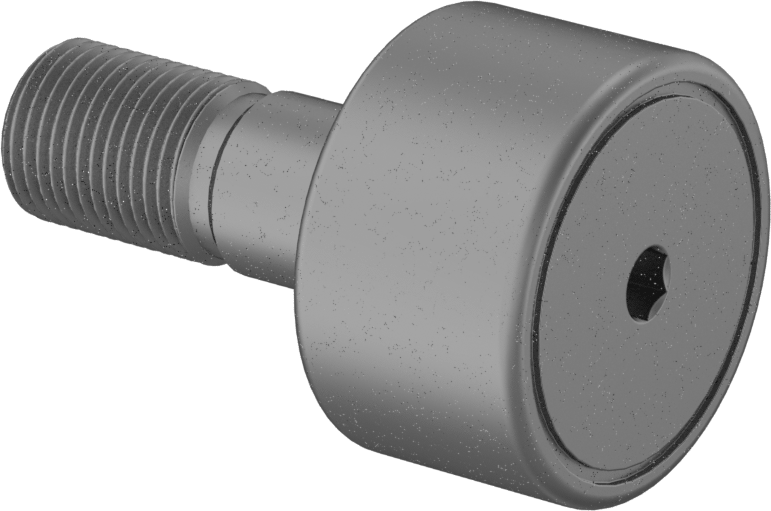Bakım Gerektirmeyen Dişli Ray Makarası, Çelik Düz Silindir, 1-1/2“ Çap x 7/8” Genişlikte Silindir