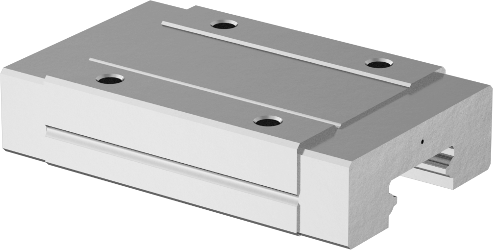 Rulmanlı Taşıyıcı, Temiz Oda, Standart, 12 mm Genişlikte Ray için, 960 lbs. Kapasite