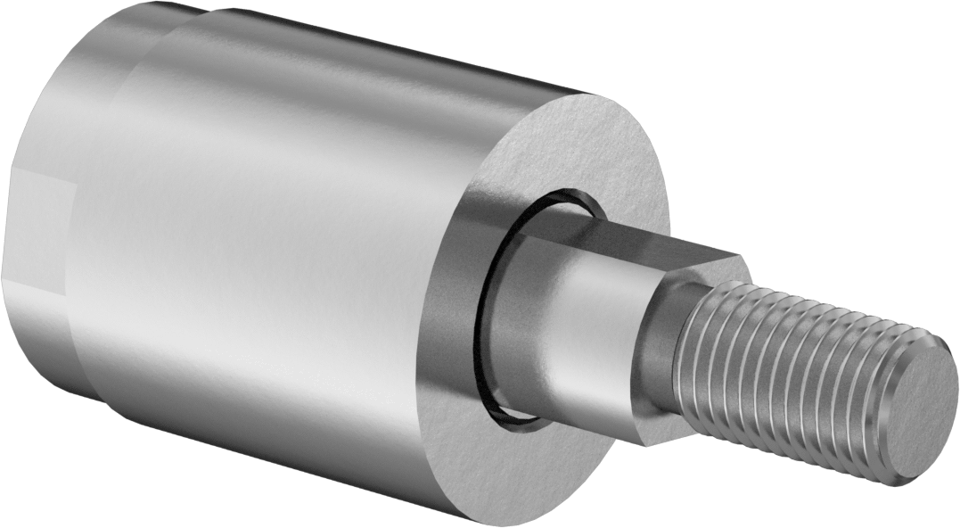 303 Stainless Steel Rod Alignment Coupler, 2 Degrees of Misalignment, 7/16"-20 Thread Size
