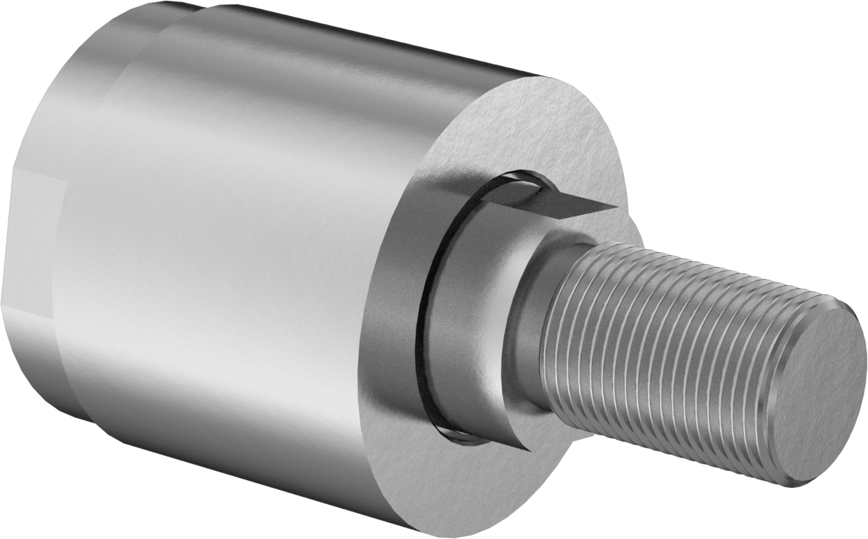 303 Stainless Steel Rod Alignment Coupler, 2 Degrees of Misalignment, 1"-14 Thread Size