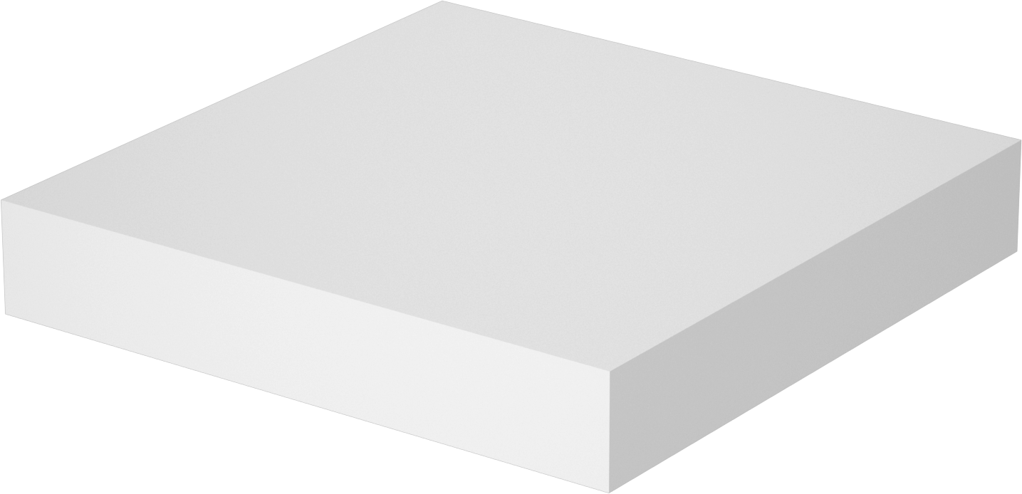 Nitrür Bağlı Silikon Karbür Seramik Levha, Termal Şok ve Asit Dirençli, 3" x 3" x 1/2"