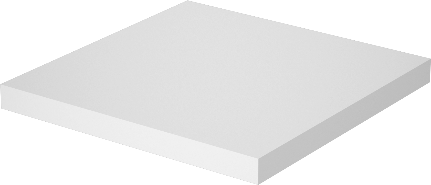 Nitrür Bağlı Silikon Karbür Seramik Levha, Termal Şok ve Asit Dirençli, 6" x 6" x 1/2"