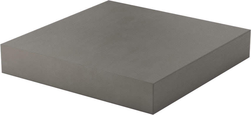 Yeniden Kristalleştirilmiş Silikon Karbür Seramik Levha, Sürünme ve Asit Dirençli, 3" x 3" x 1/2"