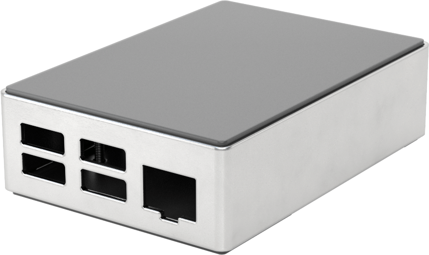 Raspberry Pi Tek Kartlı Bilgisayar Muhafazası, Seri 4 için, Bağımsız