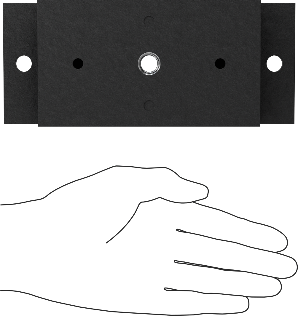 Neopren Titreşim Sönümleyici Cıvatalı Montaj, Çelik Taban ile, 1/2"-13 Dişli Ek Parça, 4400 lbs. Kapasite