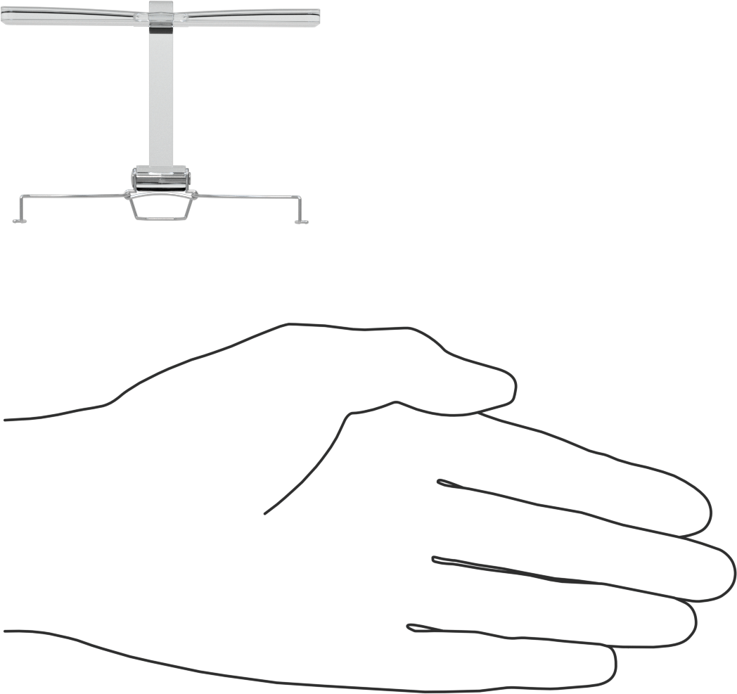 Klipsli Gözlük Montajlı Büyüteç, 3,5x Büyütme