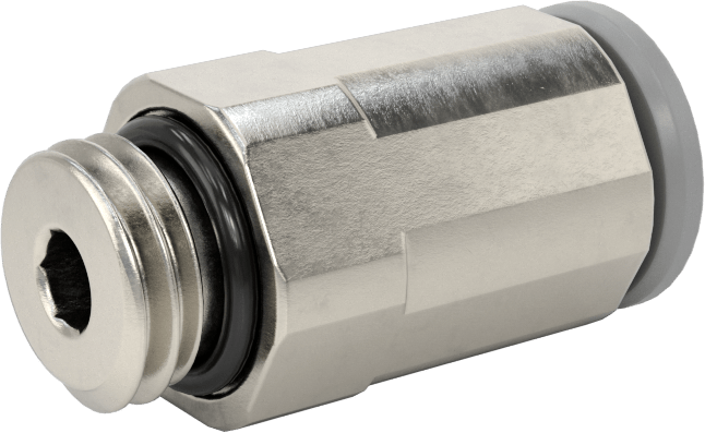 Tak-Bağlan Boru Adaptörü, Soğutma Sistemleri için, 8 mm Boru Dış Çapı için, 1/8 BSPP Erkek