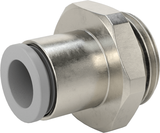 Tak-Bağlan Boru Adaptörü, Soğutma Sistemleri için, 8 mm Boru Dış Çapı için, 3/8 BSPP Erkek