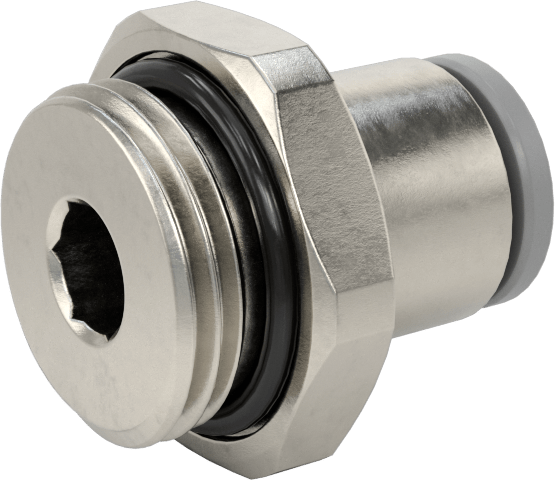 Tak-Bağlan Boru Adaptörü, Soğutma Sistemleri için, 8 mm Boru Dış Çapı için, 3/8 BSPP Erkek