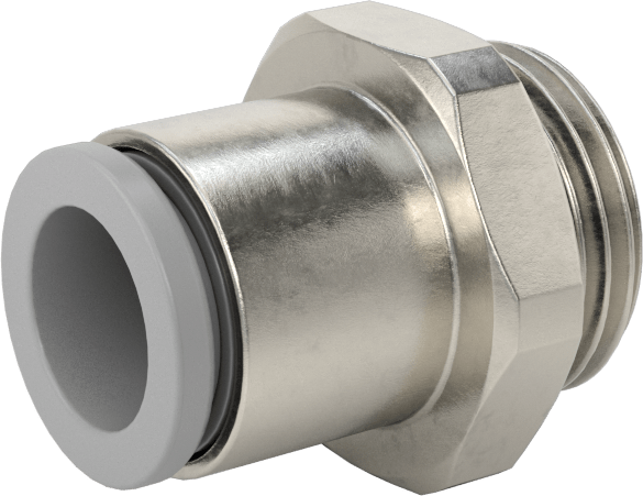 Tak-Bağlan Boru Adaptörü, Soğutma Sistemleri için, 10 mm Boru Dış Çapı için, 3/8 BSPP Erkek