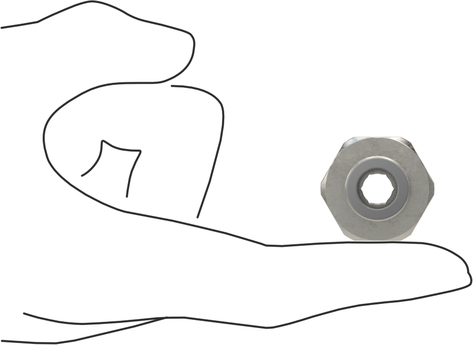 Tak-Bağlan Boru Adaptörü, Soğutma Sistemleri için, 10 mm Boru Dış Çapı için, 1/2 BSPP Erkek