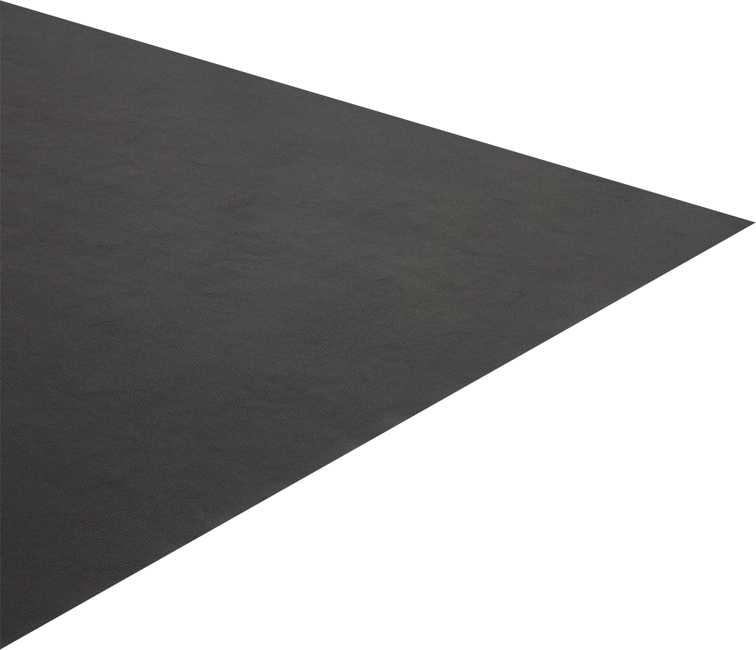Sentetik Deri, Tek Taraf, Siyah, 1/32“ Kalınlık x 54” Genişlik x 3 Fit Uzunluk