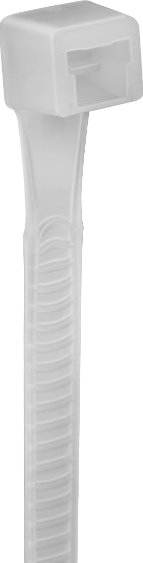 Naylon Plastik Kablo Bağı, Standart, 15" Uzunluk, 4" Maksimum Demet Çapı için, Krem