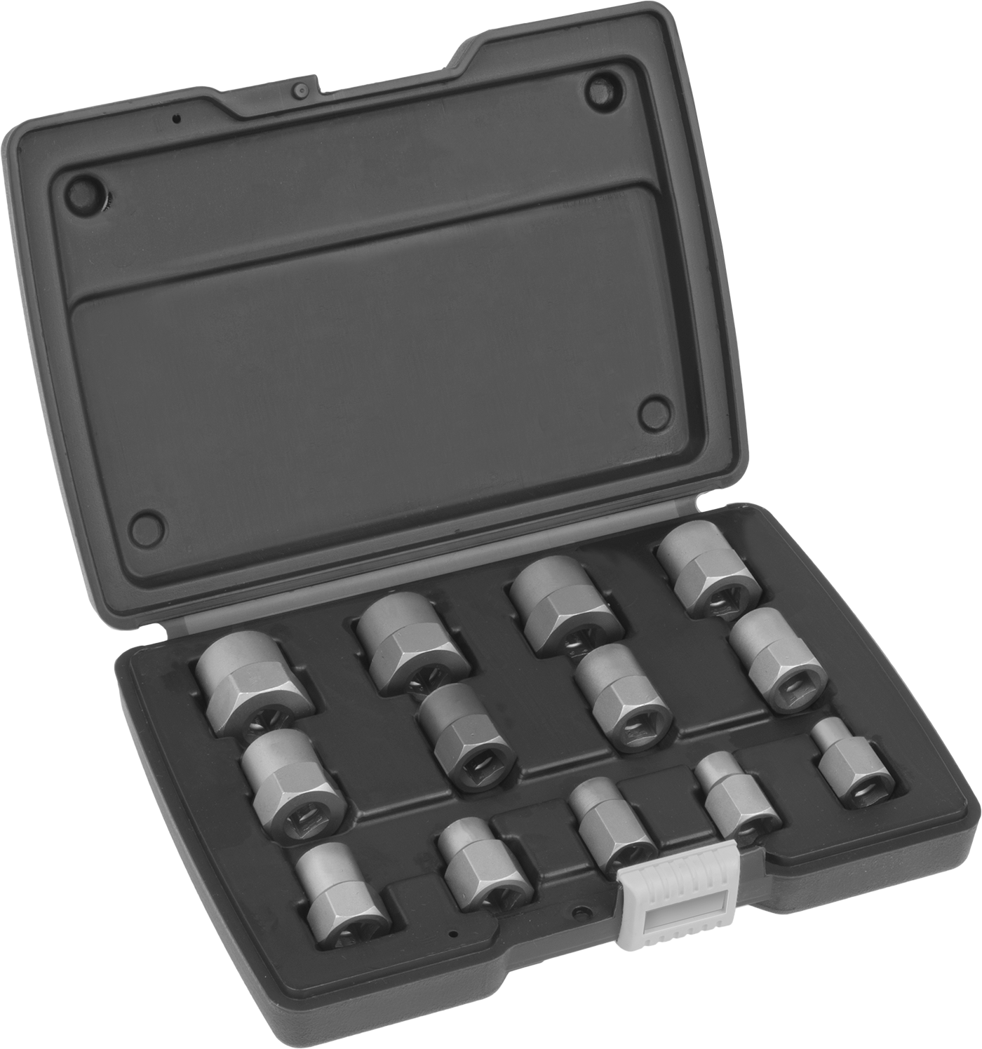 Dış Kavramalı Çıkarıcı Soketleri, 13 Parça Set, Sağ Dişli, 3/8" Kare Tahrik