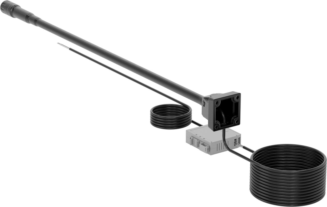 Her Yöne Uygun Makine Işığı, Bağlantı Elemanı Montajı, 30-1/2" Kol Uzanma Mesafesi, 6 Derece Işın, 24V AC/DC