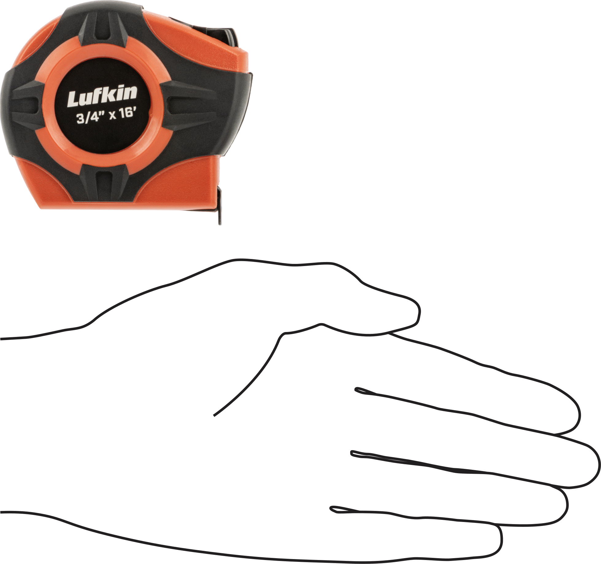 Lufkin Şerit Metre, Model Numarası Phv1316N, 16 Fit Uzunluk