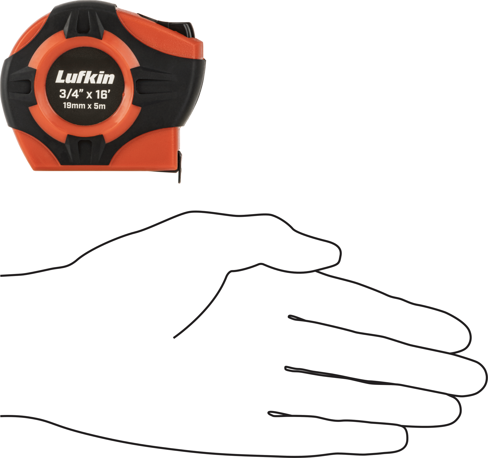 Lufkin Şerit Metre, Model Numarası Phv1035Cmen, 16 fit/5 m uzunluğunda