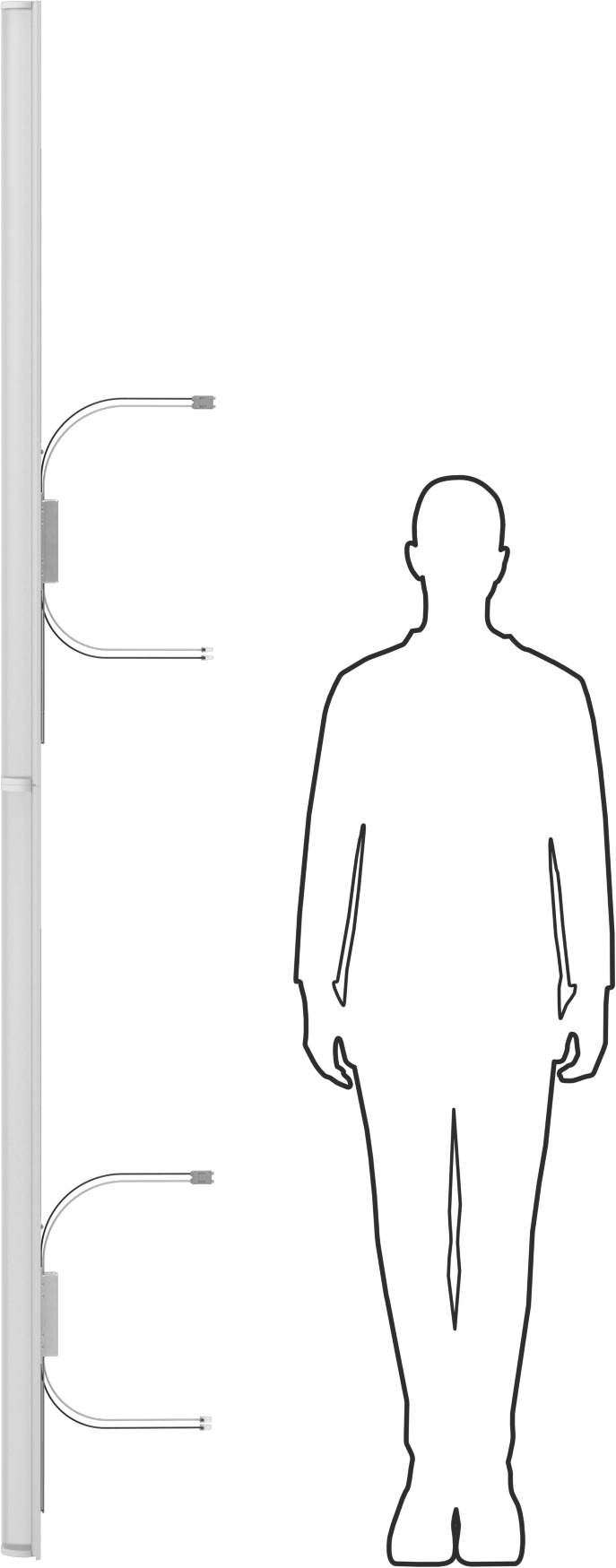 Yenileme Tavan Şerit Işığı, 3500K, 96“ Uzunluk x 5-3/4” Genişlik Toplam, 5980 Lumens