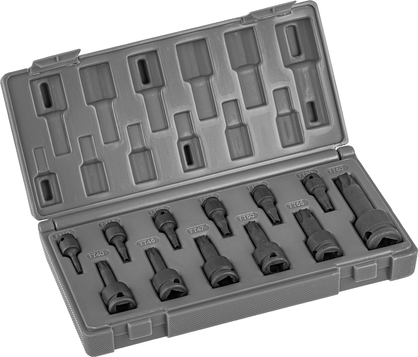 Darbeye Dayanıklı Tamper-Resistant Torx Uçlu Soket Seti, 12 Parça
