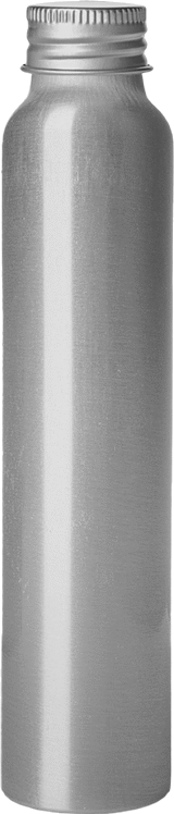 Alüminyum Şişe, Epoksi Kaplı, 4 FL oz/125 ml Kapasite, 6-1/8" Yükseklik