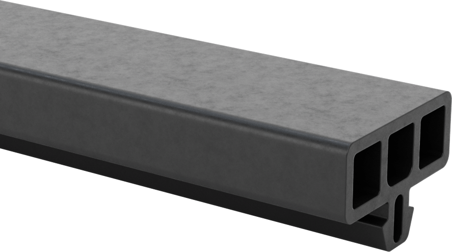 T-Yivli Çerçeve, Statik Kontrol Özellikli Yüzey Koruyucu, 1,5" ve 40 mm Yüksek Ray