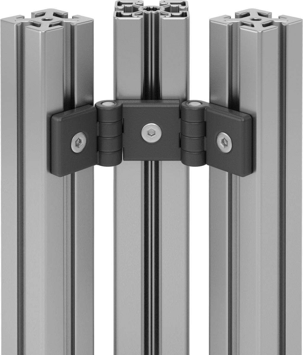 Rail-to-Rail Reducer Hinge for Three Rails
