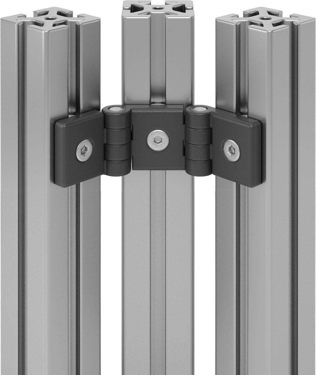 Rail-to-Rail Hinge for Three Rails