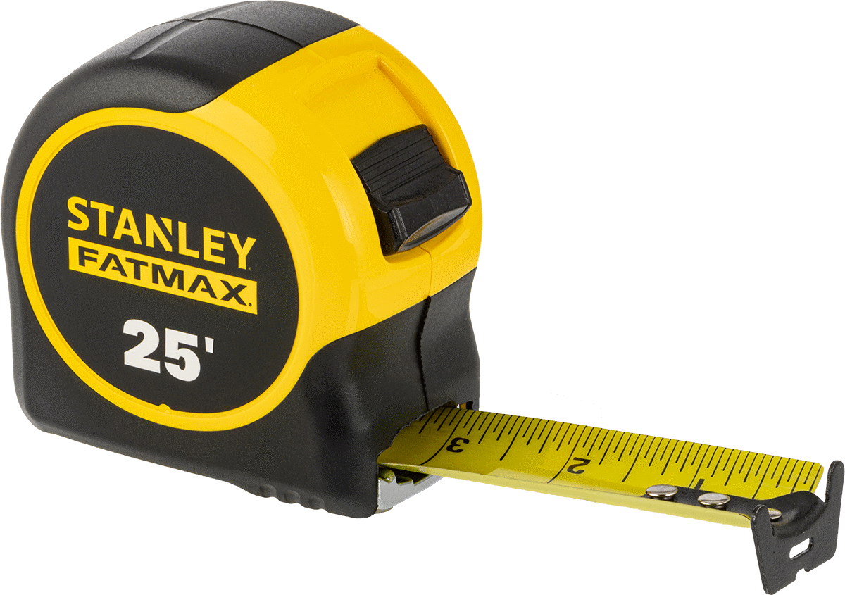 Stanley Fatmax Şerit Metre, Manuel Kilitli, Model 33-725, 25 Fit Uzunluk