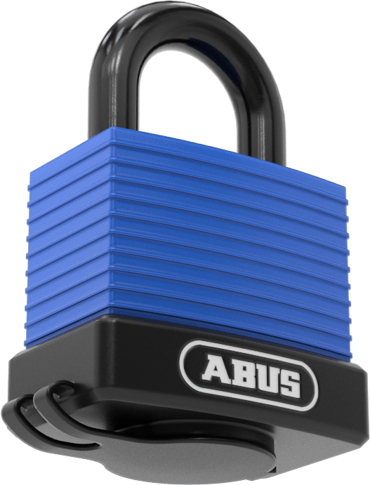 Hava Koşullarına Dayanıklı Asma Kilit, Çift Kilitli Kelepçe ile, Abus Kilit 701B/45 C