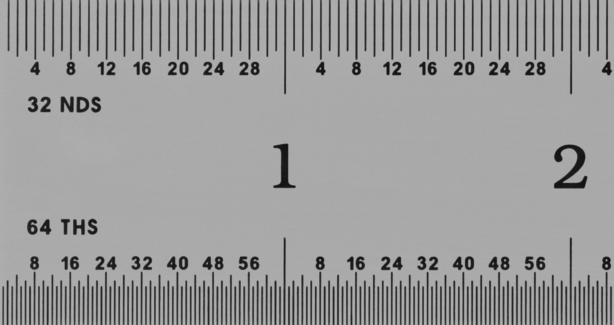 Yüksek Hassasiyetli Cetvel, 18"/450 mm Uzunluk, 1-1/8" Genişlik