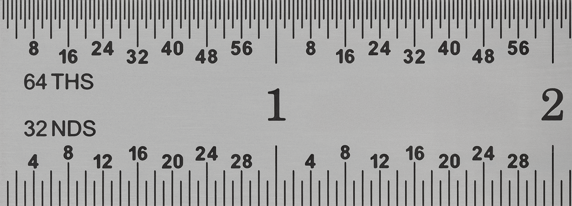 Yüksek Hassasiyetli Cetvel, 6"/150 mm Uzunluk, 3/4" Genişlik