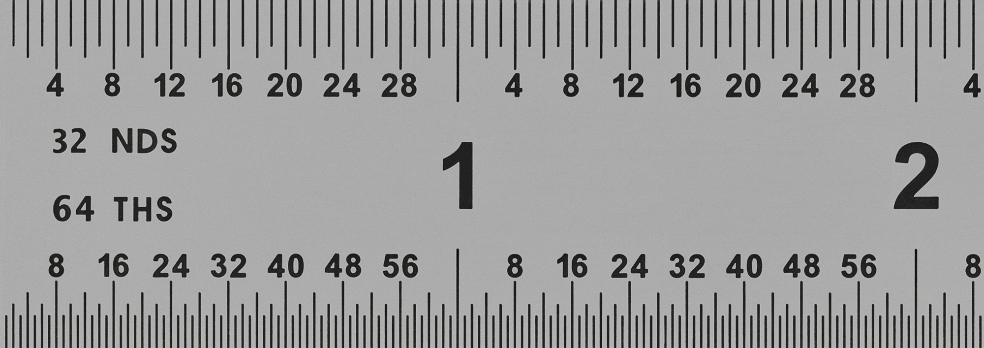 Yüksek Hassasiyetli Cetvel, 18"/450 mm Uzunluk, 3/4" Genişlik