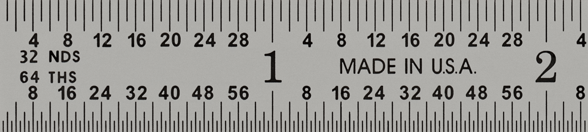 Yüksek Hassasiyetli Cetvel, 6"/150 mm Uzunluk, 1/2" Genişlik