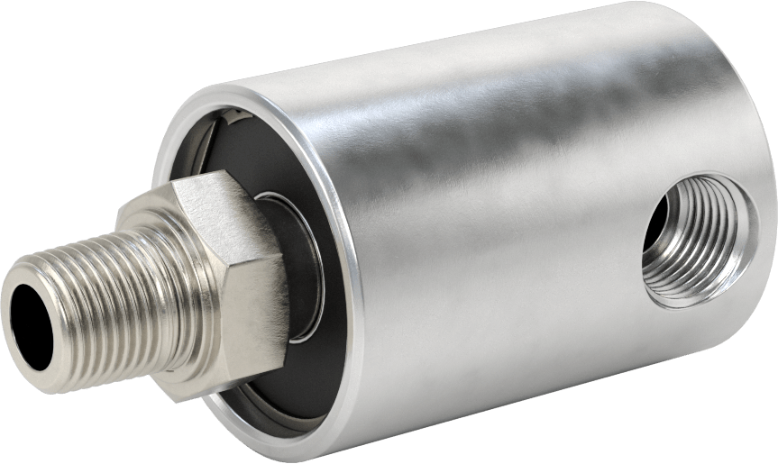 Tek Yönlü Akış Dönen Eklem, Alüminyum, 1/2 NPT Erkek, Dönen x 1/2 NPT Dişi