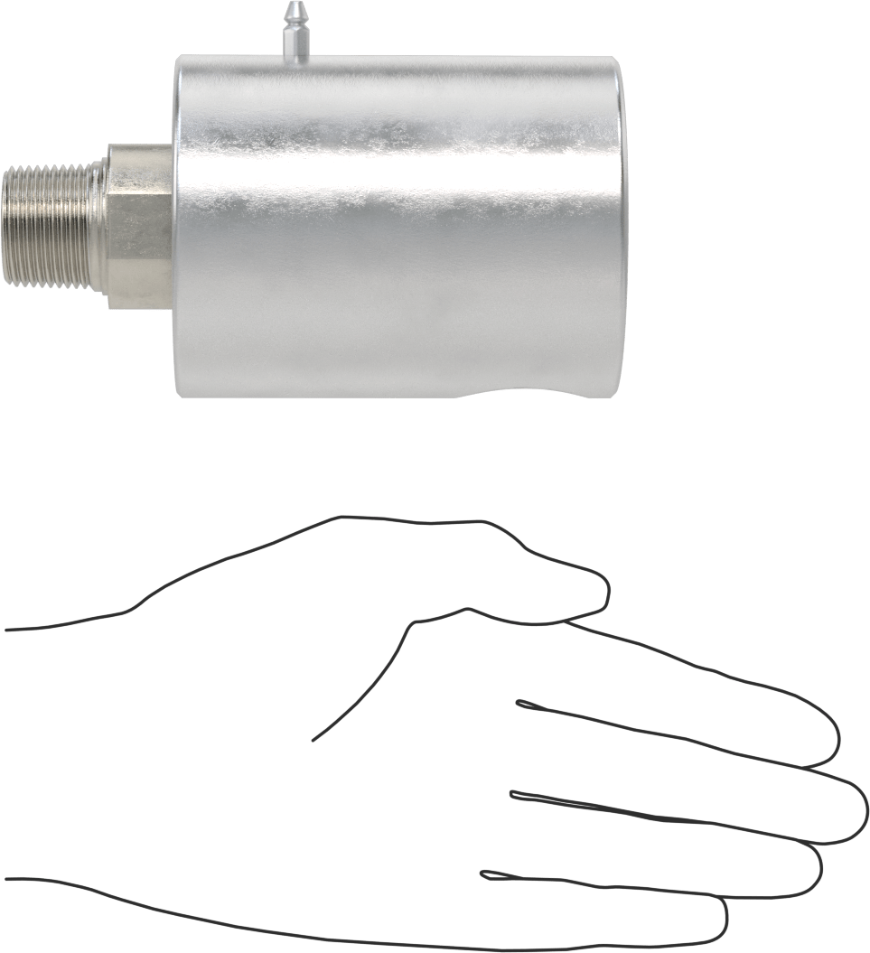 Tek Yönlü Akış Dönen Eklem, Alüminyum, 3/4 NPT Erkek, Dönen x 3/4 NPT Dişi