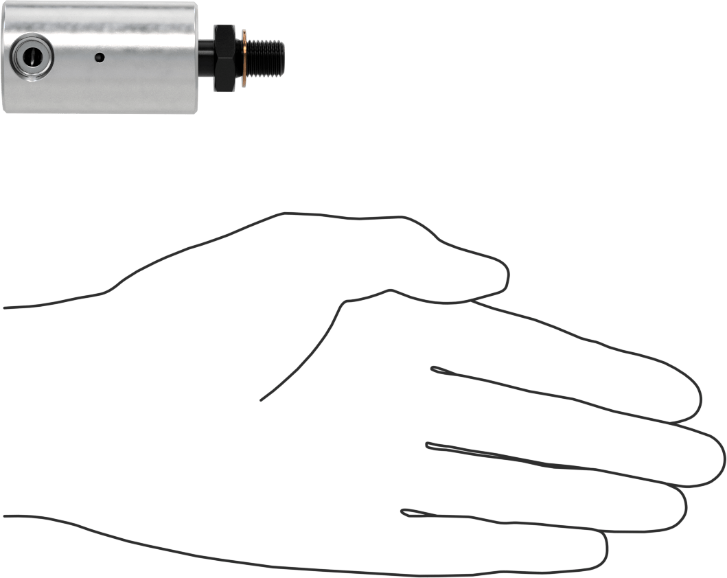 Tek Yönlü Akış Dönen Eklem, Alüminyum, 3/8"-24 UNF Erkek, Dönen x 1/8 NPT Dişi