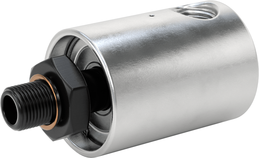 Tek Yönlü Akış Dönen Eklem, Alüminyum, 3/4"-16 UNF Erkek, Dönen x 1/2 NPT Dişi