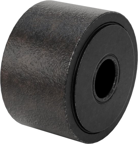Mile Monte Düz Ray Makarası, Conta ile, 1-1/2" Makara Çapı, 7/8" Makara Genişliği