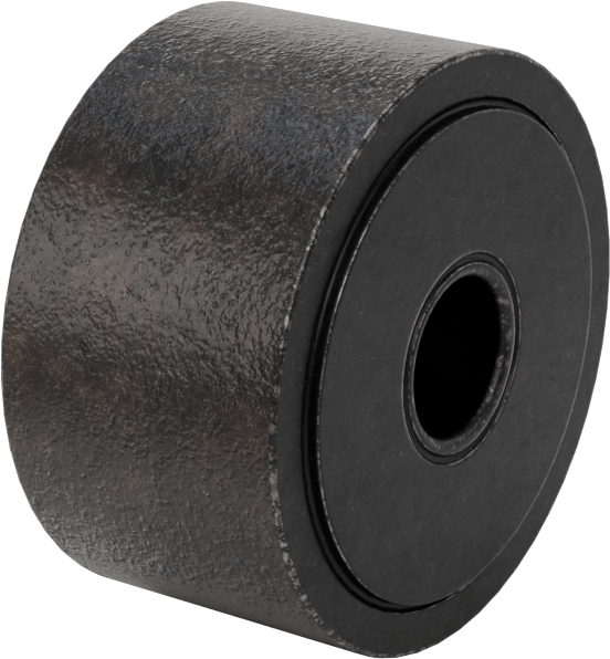 Mile Monte Düz Ray Makarası, Conta ile, 1-7/8" Silindir Çapı, 1" Silindir Genişliği