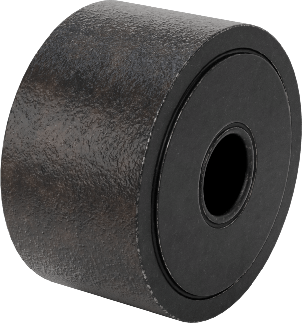 Mile Monte Düz Ray Makarası, Conta ile, 2-3/4" Makara Çapı, 1-1/2" Makara Genişliği