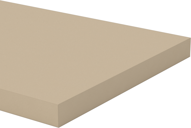 Süper Gerilebilir Doğal Kauçuk Şerit, Aşınmaya Dayanıklı, 2" x 36", 3/16" Kalınlık