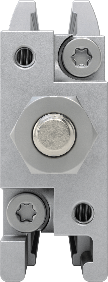 İnce Profilli Esnek Montajlı Hava Silindiri, Dönmeyen, Çift Etkili, 1/2" Delik Çapı, 5" Strok Uzunluğu